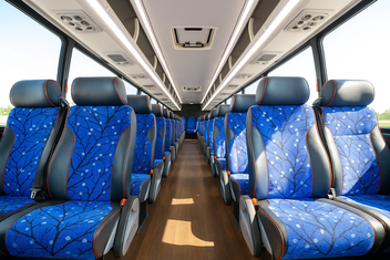 Monterey Park Charter Bus Inside