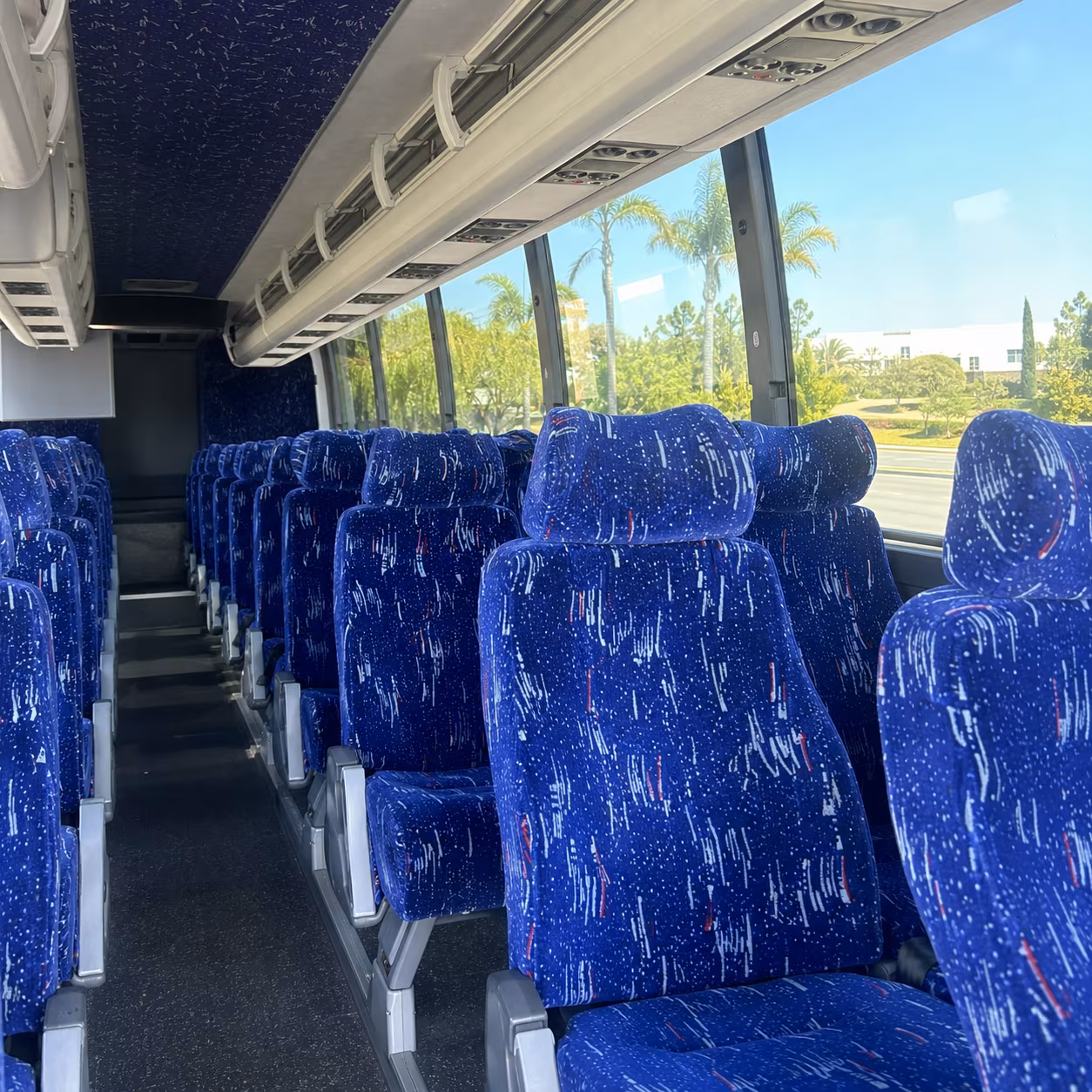 monterey park charter bus interior