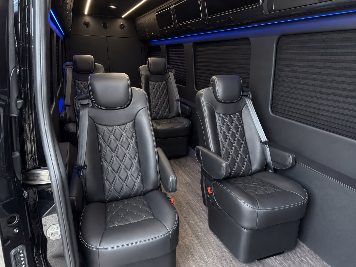 monterey park wedding transportation onboard seating